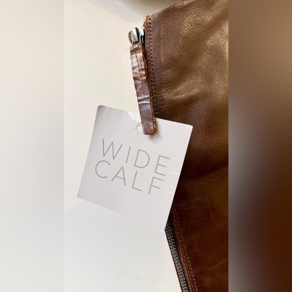 Franco Sarto Women’s Meyer Wide Calf Knee High Dark Brown Leather Boot Size 8.5 - Picture 10 of 15